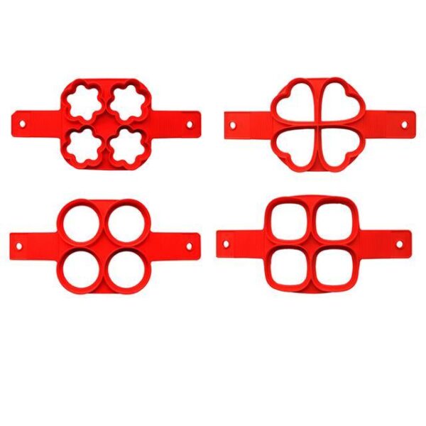 Silicone Non Stick Fantastic Egg Pancake Maker Ring Kitchen Baking Omelet Molds Flip Cooker Egg Ring Mold - Image 7